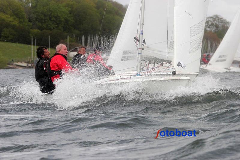Windy conditions for the Flying Fifteen Inlands at Chew Valley Lake - photo © Mike Rice / www.fotoboat.com