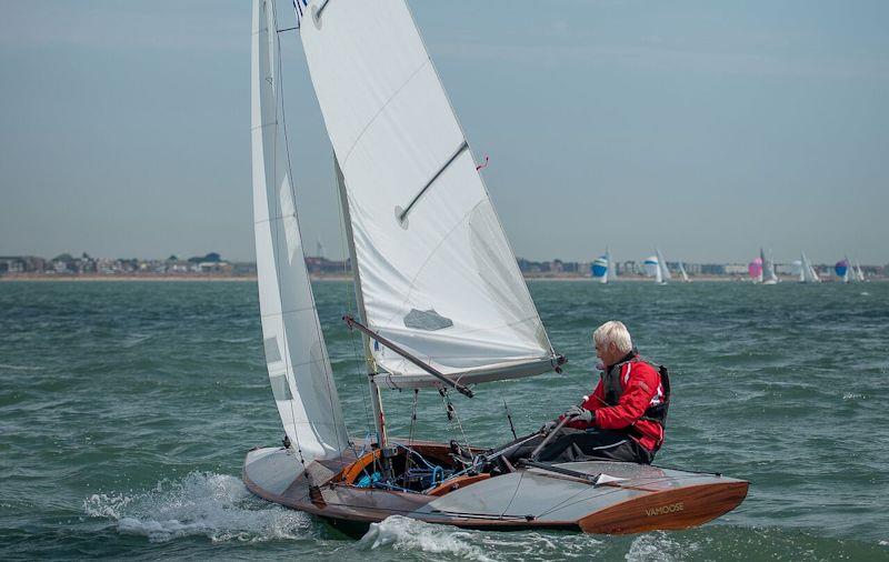 Winning Flying Fifteen Vamoose on day 5 of Cowes Classics Week photo copyright Tim Jeffreys Photography taken at Royal London Yacht Club and featuring the Flying Fifteen class