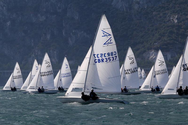 2018 Flying Fifteen European Championship at Fraglia Vela Riva photo copyright Elena Giolai taken at Fraglia Vela Riva and featuring the Flying Fifteen class