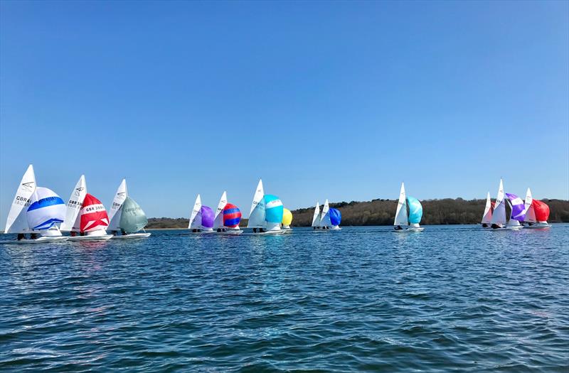 First round of the 2019 Southern Travellers Trophy at Bewl photo copyright Hannah Evans taken at Bewl Sailing Association and featuring the Flying Fifteen class