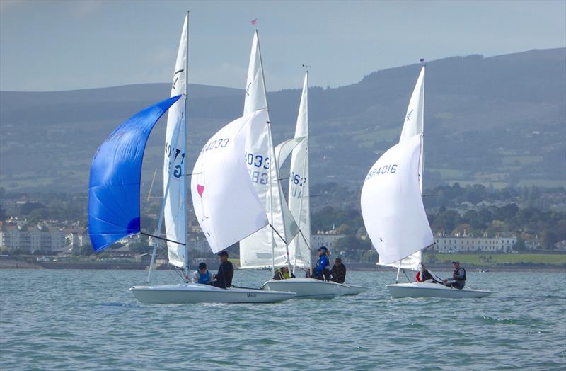 Leaders downwind - Subaru Flying Fifteen World Championship 2019 photo copyright Jonny Fullerton taken at  and featuring the Flying Fifteen class