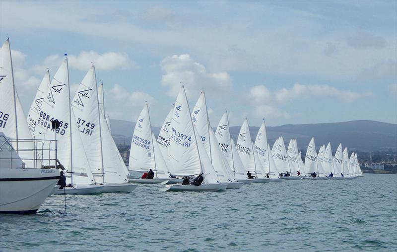 Start R12 - Subaru Flying Fifteen World Championship 2019 photo copyright Jonny Fullerton taken at  and featuring the Flying Fifteen class