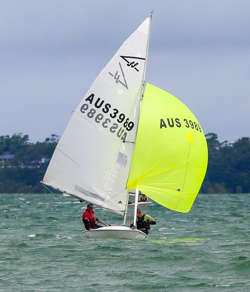 Fast Lane 4 John Wilson and Matt Summers - Flying Fifteen Australian Championship 2020 photo copyright Royal Queensland Yacht Squadron taken at Royal Queensland Yacht Squadron and featuring the Flying Fifteen class