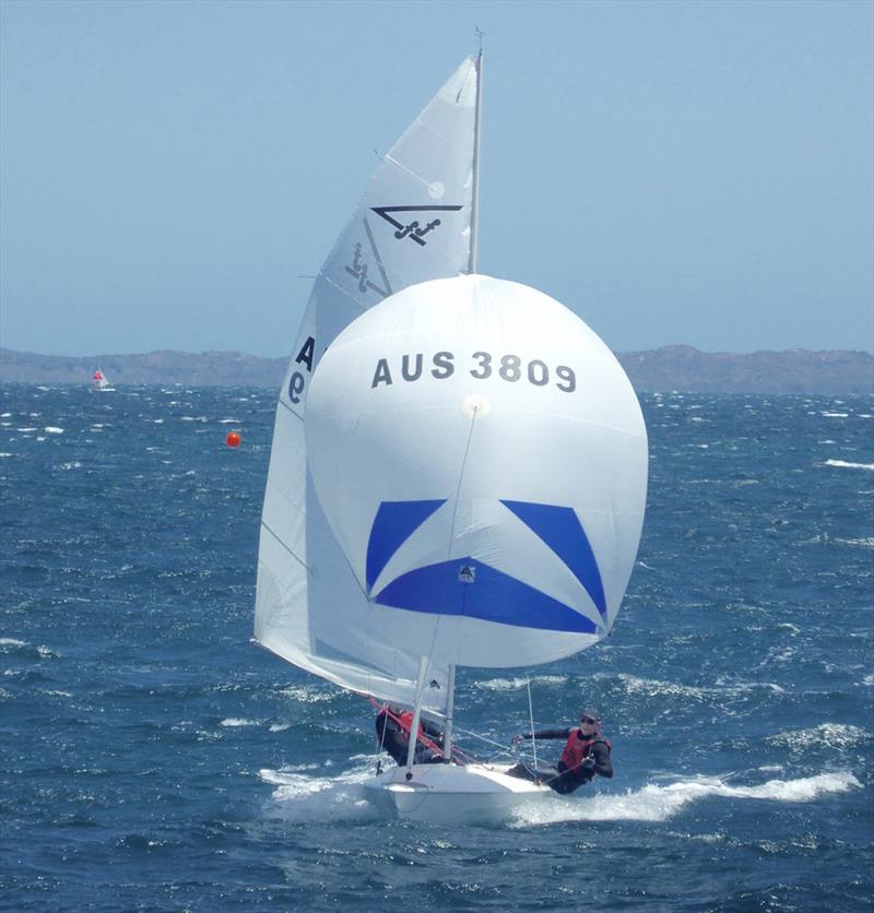 Hamish Carnachan and Peter Mudford - 2020 Tally Hobbs Memorial Regatta photo copyright Jonny Fullerton taken at Royal Freshwater Bay Yacht Club and featuring the Flying Fifteen class