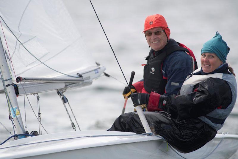 Dave Philpott and Susie Sonntag won Race 10 and 11 of the Slow Double-hander fleet in their Flying Fifteen in the Grafham Water SC Restart Series photo copyright Paul Sanwell / OPP taken at Grafham Water Sailing Club and featuring the Flying Fifteen class