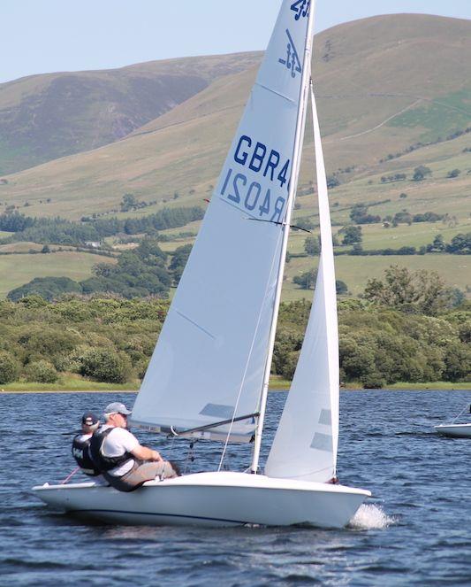 Steve Goacher - Tim Haper win the Flying Fifteen Northern Championship at Bassenthwaite photo copyright William Carruthers taken at Bassenthwaite Sailing Club and featuring the Flying Fifteen class