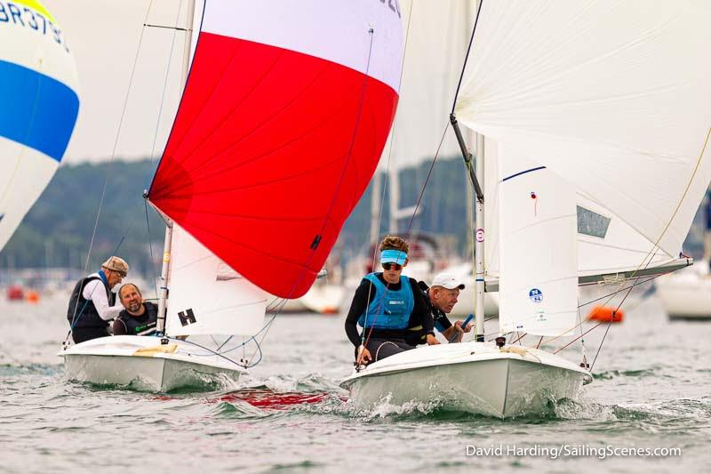 Day 2 of Bournemouth Digital Poole Week photo copyright David Harding / www.sailingscenes.com taken at Parkstone Yacht Club and featuring the Flying Fifteen class