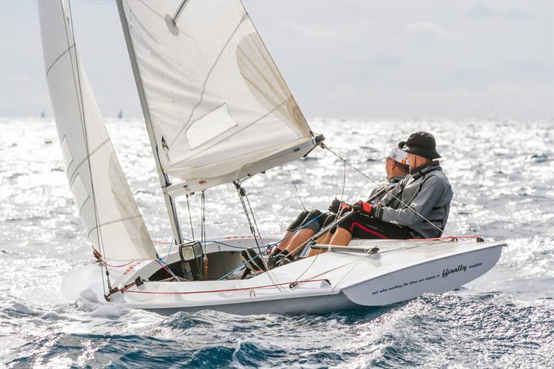 GBR4014 Jonny Walker & Stephen Babbage (GBR 4014) racing in the Flying Fifteen class at PalmaVela photo copyright Nico Martinez / www.MartinezStudio.es taken at Real Club Náutico de Palma and featuring the Flying Fifteen class