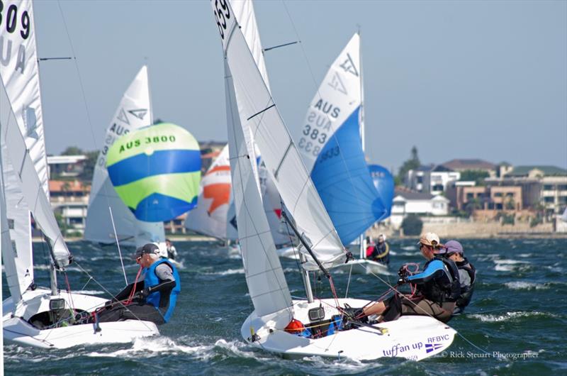 WA State Flying 15 Championships 2022 photo copyright Rick Steuart Photography taken at South of Perth Yacht Club and featuring the Flying Fifteen class