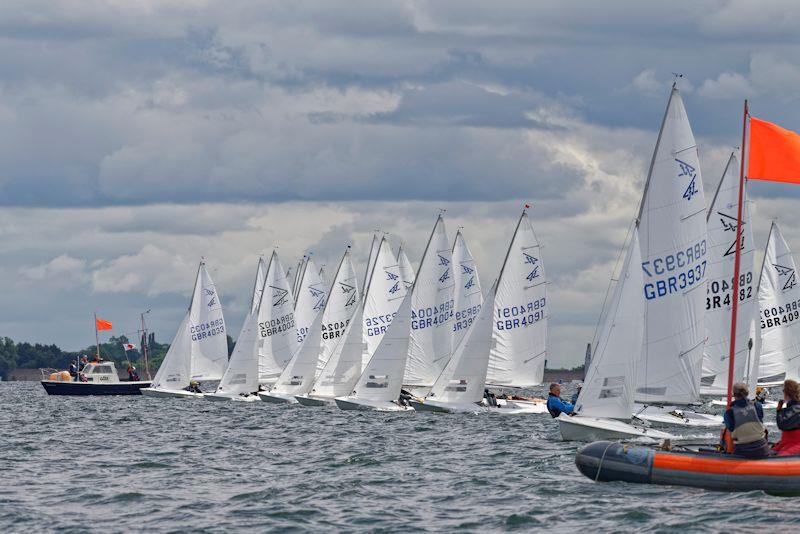 The start of Race 4  in the Gill Flying Fifteen Inland Championship at Grafham - photo © Paul Sanwell / OPP