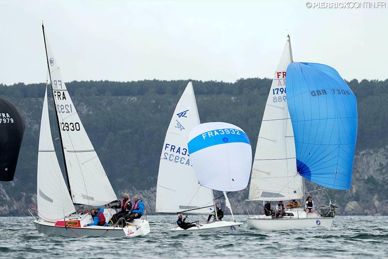 2022 Flying Fifteen French Nationals at Morgat, France photo copyright Pierrick Contin taken at  and featuring the Flying Fifteen class