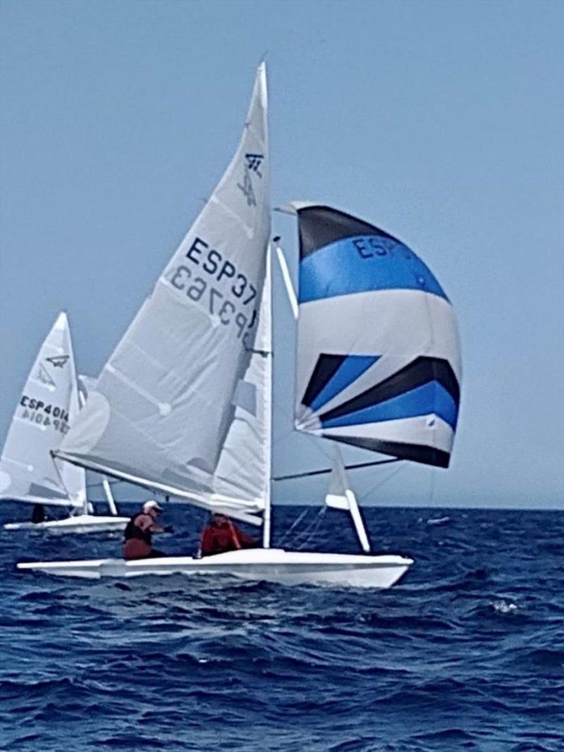 Scott Walker and Andrew Harvey - 2022 Flying Fifteen Balearic Championship photo copyright RCNPP taken at Reial Club Nàutic de Port de Pollença and featuring the Flying Fifteen class