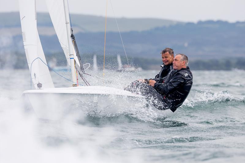 Ian Pinnell and Ian Cadwallader finish 2nd overall in the Flying Fifteen Southerns at Parkstone - photo © Digital Sailing