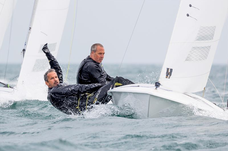 Richard Lovering and Matt Alverado during the Flying Fifteen Southerns at Parkstone - photo © Digital Sailing