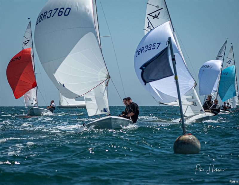 Flying Fifteen National Championship at Hayling Island day 2 photo copyright Peter Hickson taken at Hayling Island Sailing Club and featuring the Flying Fifteen class