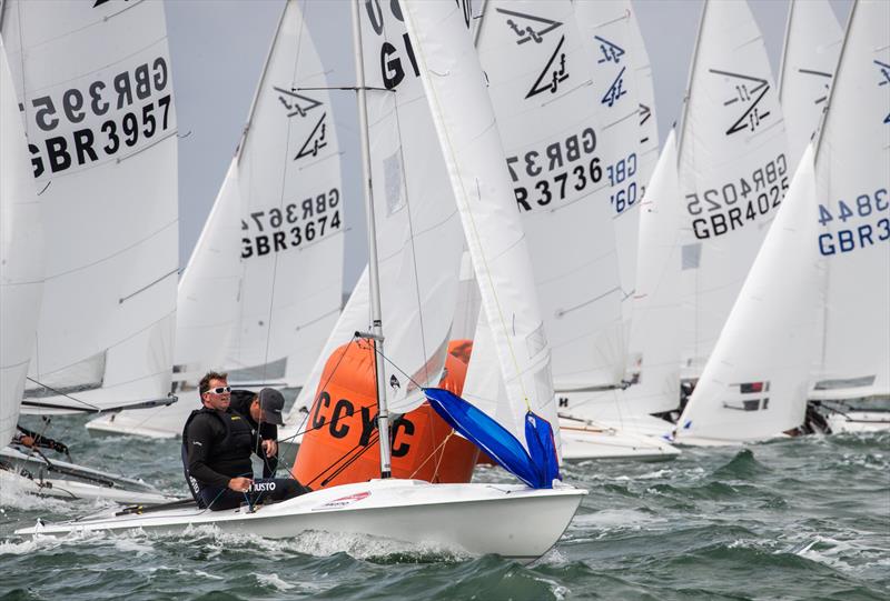 Flying Fifteen Europeans in Cowes photo copyright Richard Langdon / Ocean Images taken at Cowes Corinthian Yacht Club and featuring the Flying Fifteen class