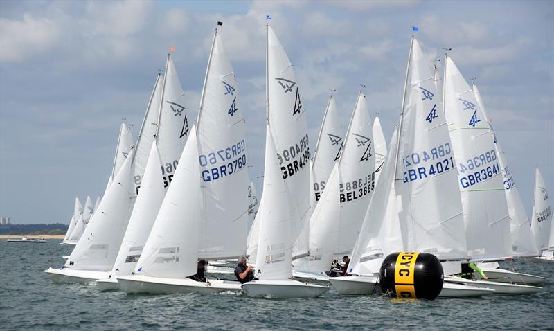 Flying Fifteen Europeans in Cowes photo copyright John Green taken at Cowes Corinthian Yacht Club and featuring the Flying Fifteen class