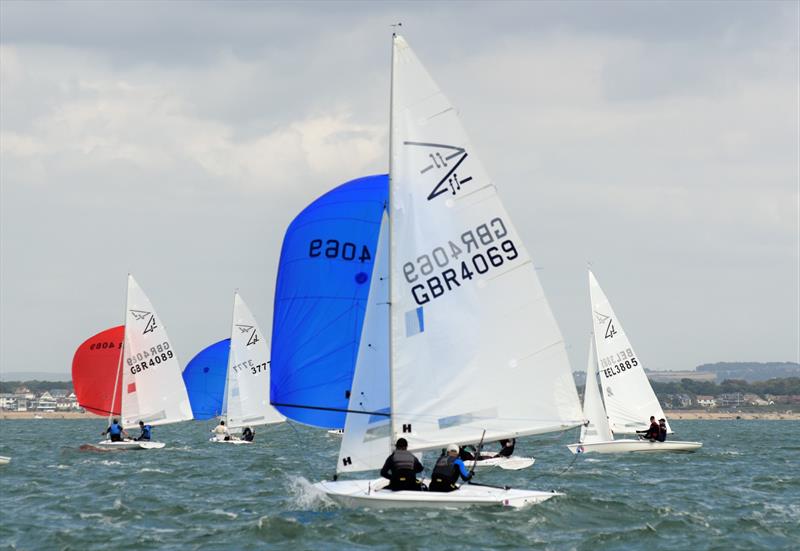 Flying Fifteen Europeans in Cowes photo copyright John Green taken at Cowes Corinthian Yacht Club and featuring the Flying Fifteen class