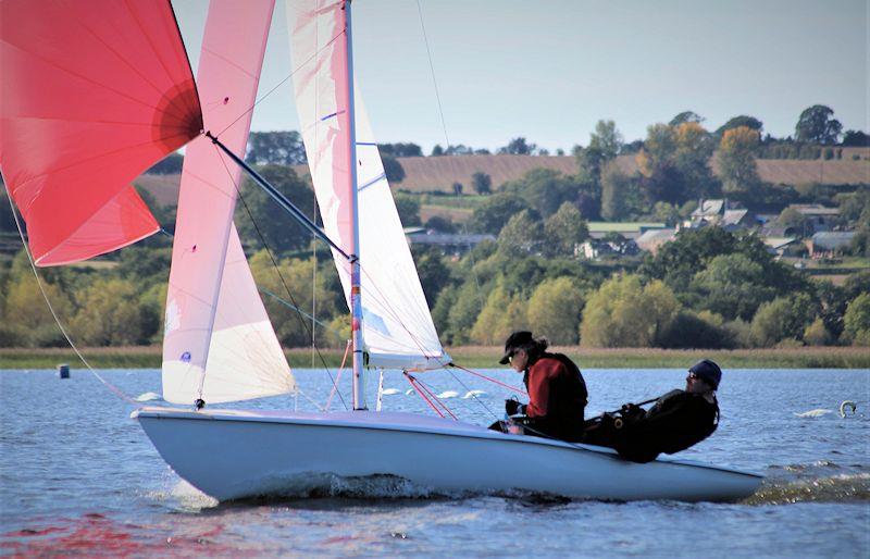 Nick and Claire Taylor win the Flying Fifteen open meeting at Llangorse photo copyright Robert Dangerfield taken at Llangorse Sailing Club and featuring the Flying Fifteen class