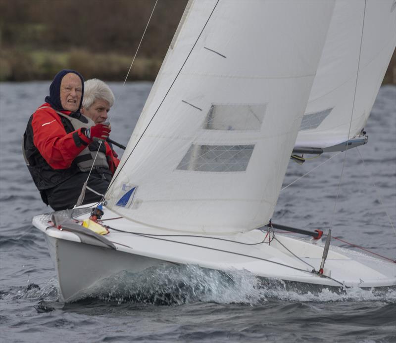 Jeremy Arnold and John Allen finish 3rd in the Notts County SC First of the Year Race photo copyright David Eberlin taken at Notts County Sailing Club and featuring the Flying Fifteen class