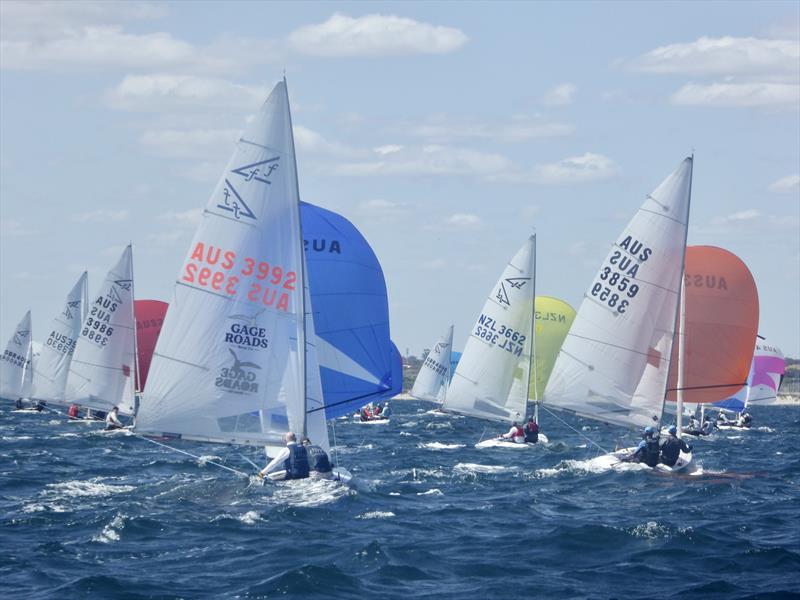  Flying 15 Worlds at Fremantle, West Australia day 1 photo copyright Regatta Services taken at Royal Freshwater Bay Yacht Club and featuring the Flying Fifteen class