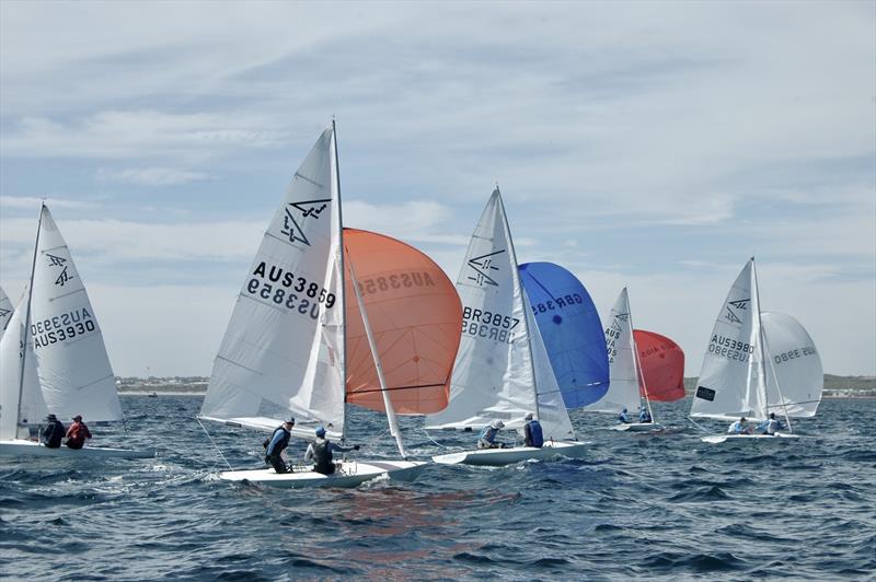 Flying 15 Worlds at Fremantle, West Australia day 4 photo copyright Regatta Services taken at Royal Freshwater Bay Yacht Club and featuring the Flying Fifteen class