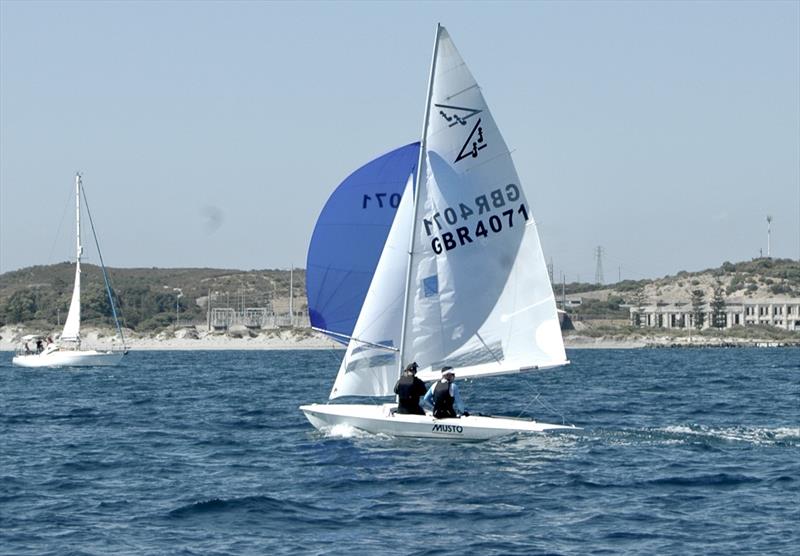 Graham Vials and Chris Turner (GBR) win the Flying 15 Worlds at Fremantle, West Australia photo copyright Regatta Services taken at Royal Freshwater Bay Yacht Club and featuring the Flying Fifteen class