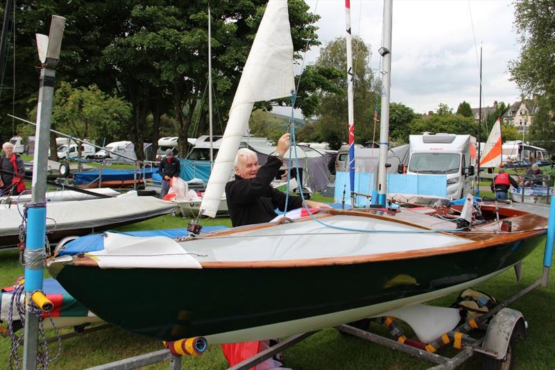 Flying Fifteen Classic & Silver Nationals at Bassenthwaite - Bobby Salmond prepares Chippendale 627 ‘Vamoose' photo copyright Graham Lamond taken at Bassenthwaite Sailing Club and featuring the Flying Fifteen class