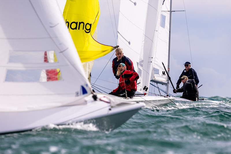 UK Global Flying Fifteen Nationals at the WPNSA Day 1 photo copyright Phil Jackson / Digital Sailing taken at Weymouth & Portland Sailing Academy and featuring the Flying Fifteen class