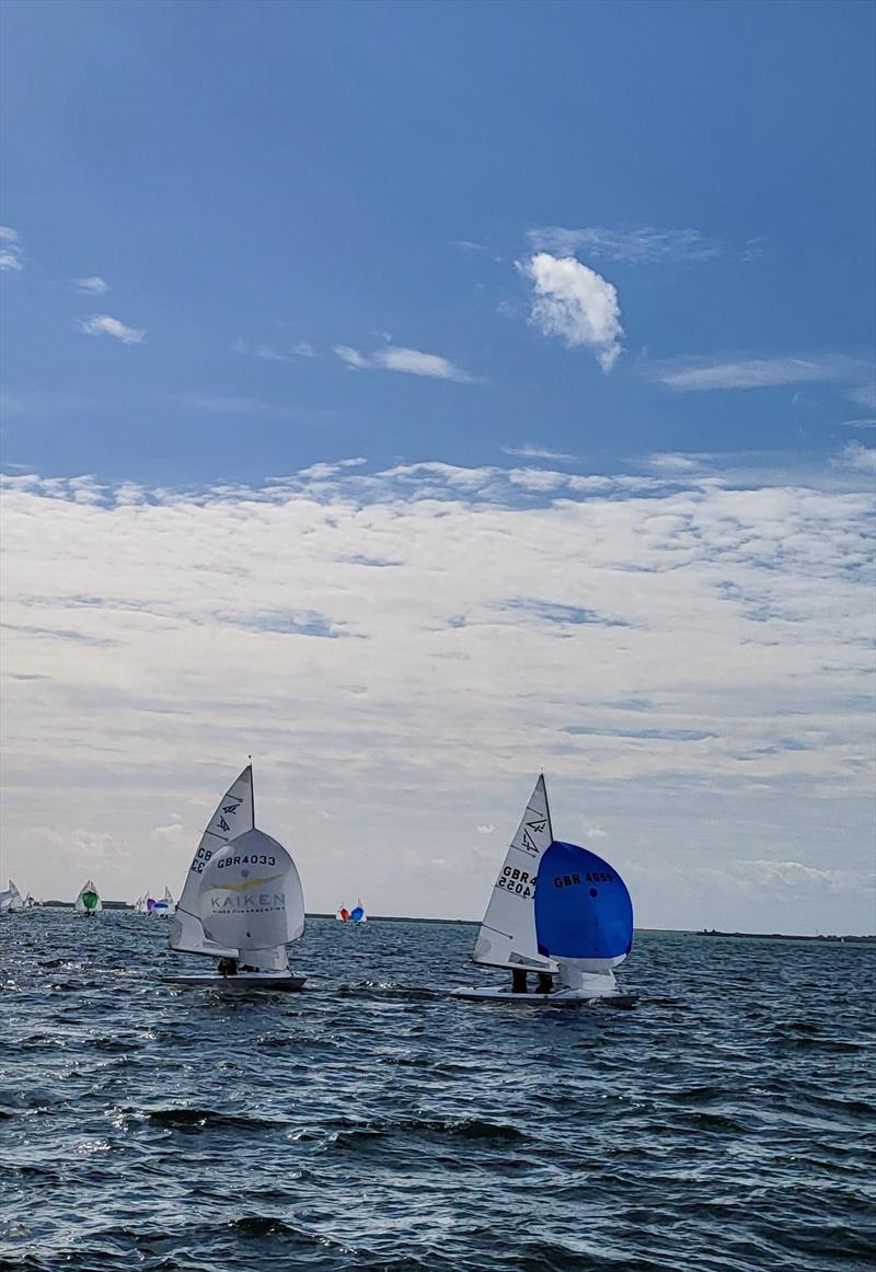 UK Global Flying Fifteen Nationals at the WPNSA Day 3 photo copyright Christina Moncur taken at Weymouth & Portland Sailing Academy and featuring the Flying Fifteen class
