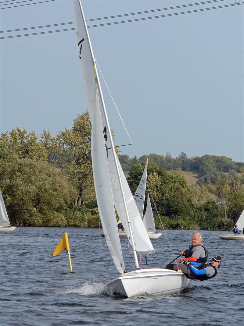 FF3094, John Hanson & Helen Selden during the Broxbourne Sailing Club Flying Fifteen Open photo copyright Pip Hudson taken at Broxbourne Sailing Club and featuring the Flying Fifteen class