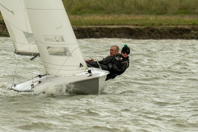 Ian Cadwallader and Ellie Devereux win the 2024 edition of the Royal Corinthian Yacht Club Flying Fifteen Open photo copyright Petru Balau Sports Photography / sports.hub47.com taken at Royal Corinthian Yacht Club and featuring the Flying Fifteen class