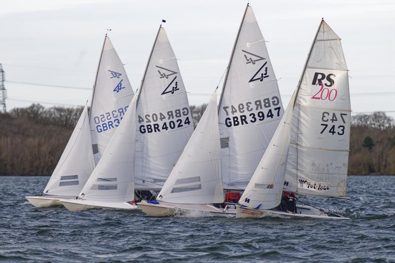 Winter sailing at Grafham Water Sailing Club photo copyright Paul Sanwell / OPP taken at Grafham Water Sailing Club and featuring the Flying Fifteen class