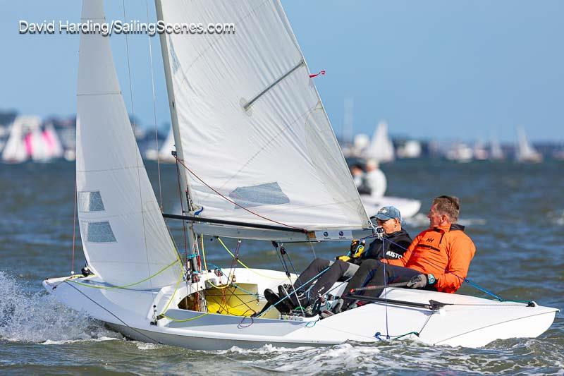 Cotton and Cowell, Flying Fifteen, Poole Week 2026, In Association With Haven Knox-Johnston, Day 2 photo copyright David Harding / www.sailingscenes.com taken at Parkstone Yacht Club and featuring the Flying Fifteen class