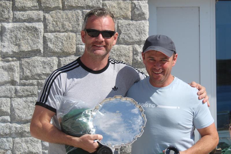 Niall O'Brien and Dermot Flaherty win the Irish Flying Fifteen Western Championship at Rossaveel, Connemara photo copyright Maria Ui Bhriain taken at  and featuring the Flying Fifteen class