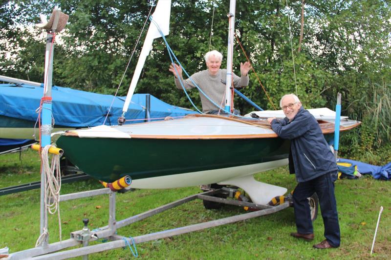 GBR627 Vamoose travelled all the way from Loch Earn, owned by Bobby Salmond, built in 1963 by Chippendale - Flying Fifteen Classic & Silver National Championship at Llangorse photo copyright Graham Lamond taken at Llangorse Sailing Club and featuring the Flying Fifteen class