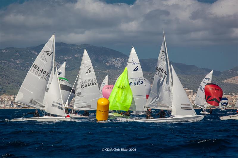 Day 2 - Flying Fifteen Europeans in Palma photo copyright Chris Ritter / CDM taken at Club de Mar-Mallorca and featuring the Flying Fifteen class