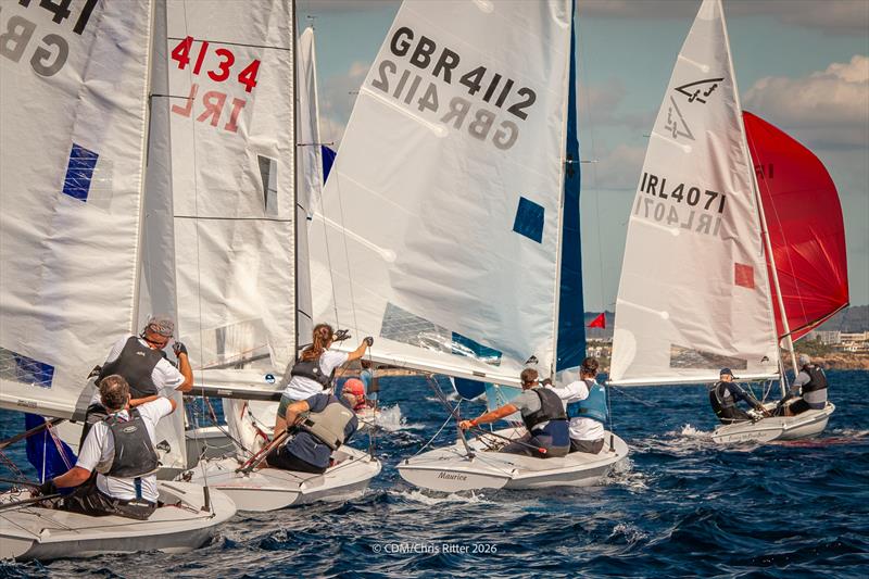 Flying Fifteen Europeans in Palma Day 4 photo copyright Chris Ritter / CDM taken at Club de Mar-Mallorca and featuring the Flying Fifteen class