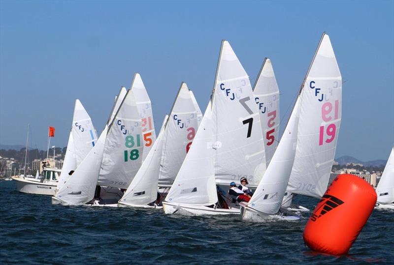 2017 PCISA/ISSA Girls National High School Invitational Regatta photo copyright Maru Urban taken at San Diego Yacht Club and featuring the Flying Junior class