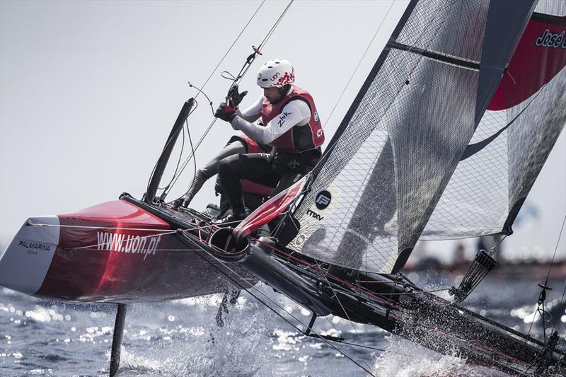 Extreme Sailing Series™ Act 3: Madeira Islands day 2 photo copyright Mark Lloyd / Lloyd Images taken at  and featuring the Flying Phantom class