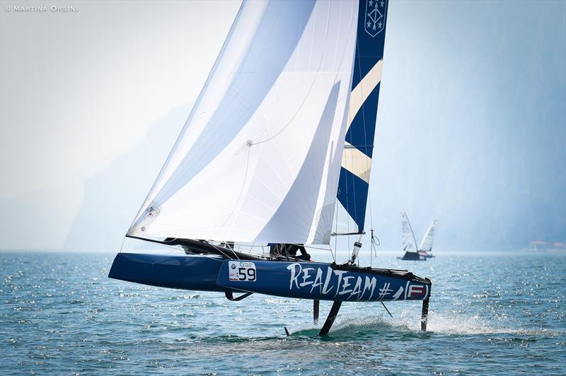 Foiling Week Garda 2017 day 2 photo copyright Martina Orsini taken at Fraglia Vela Malcesine and featuring the Flying Phantom class