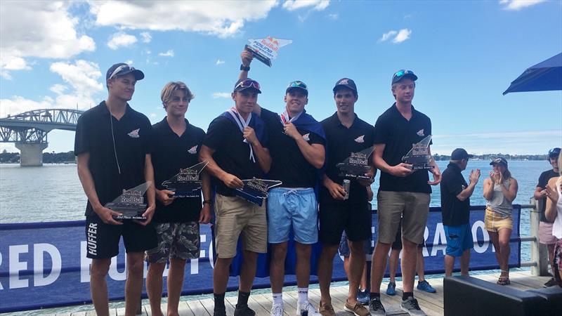 Red Bull Foiling Generation - NZ round - February 22-25, 2018 photo copyright Graeme Murray taken at Royal New Zealand Yacht Squadron and featuring the Flying Phantom class