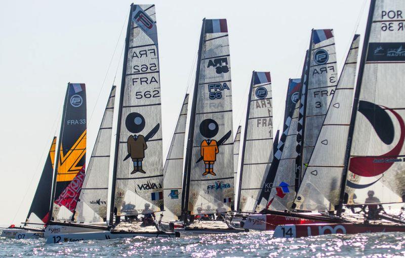 Baie de Quiberon- Flying Phantoms - Extreme Sailing Series 2018 - photo © VR Sport