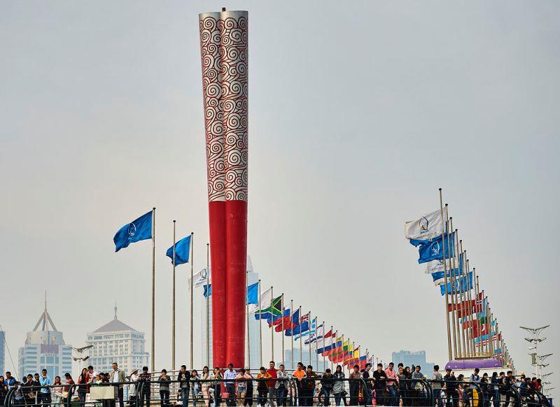 Qingdao 2016 - Olympic torch - photo © Aitor Alcalde Colomer