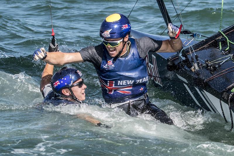 Isaac McHardie and William McKenzie of New Zealand - Red Bull Foiling Generation World Finals in Miami, USA  - photo © Predrag Vuckovic