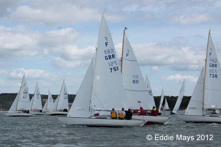 Folkboat Week sponsored by Lymington Yacht Haven photo copyright Eddie Mays taken at Royal Solent Yacht Club and featuring the Folkboat class