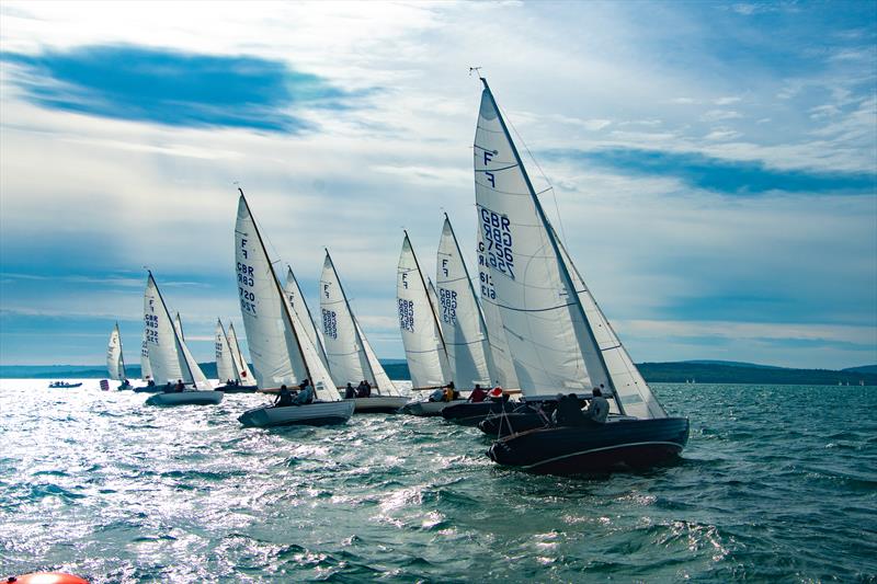 Nordic Folkboats racing from the Royal Lymington Yacht Club - photo © Coolhat Digital