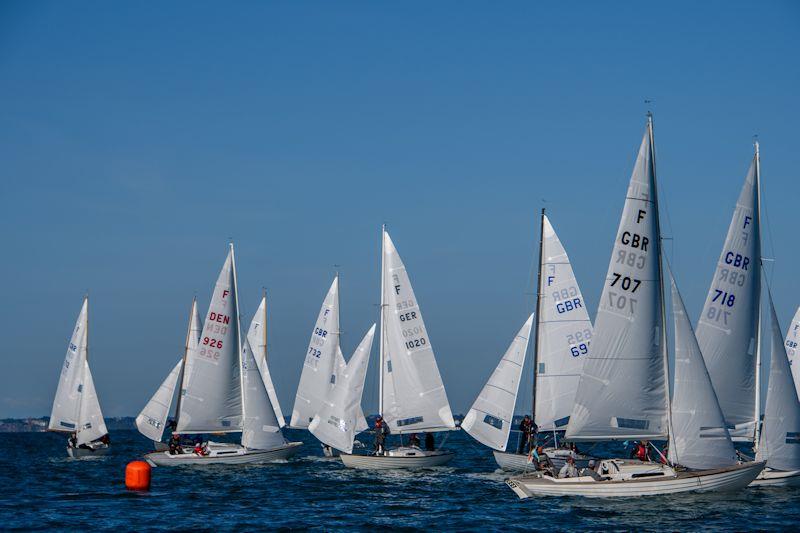 UK Nordic Folkboat National Championships, The Walcon Cup and Sessan Cup photo copyright Paul French / www.coolhat.co.uk taken at Royal Lymington Yacht Club and featuring the Folkboat class