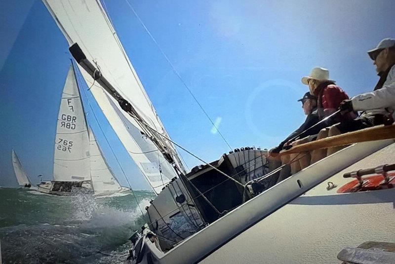 On-board footage from the Nordic Folkboat National Championship at Lymington - photo © FBA