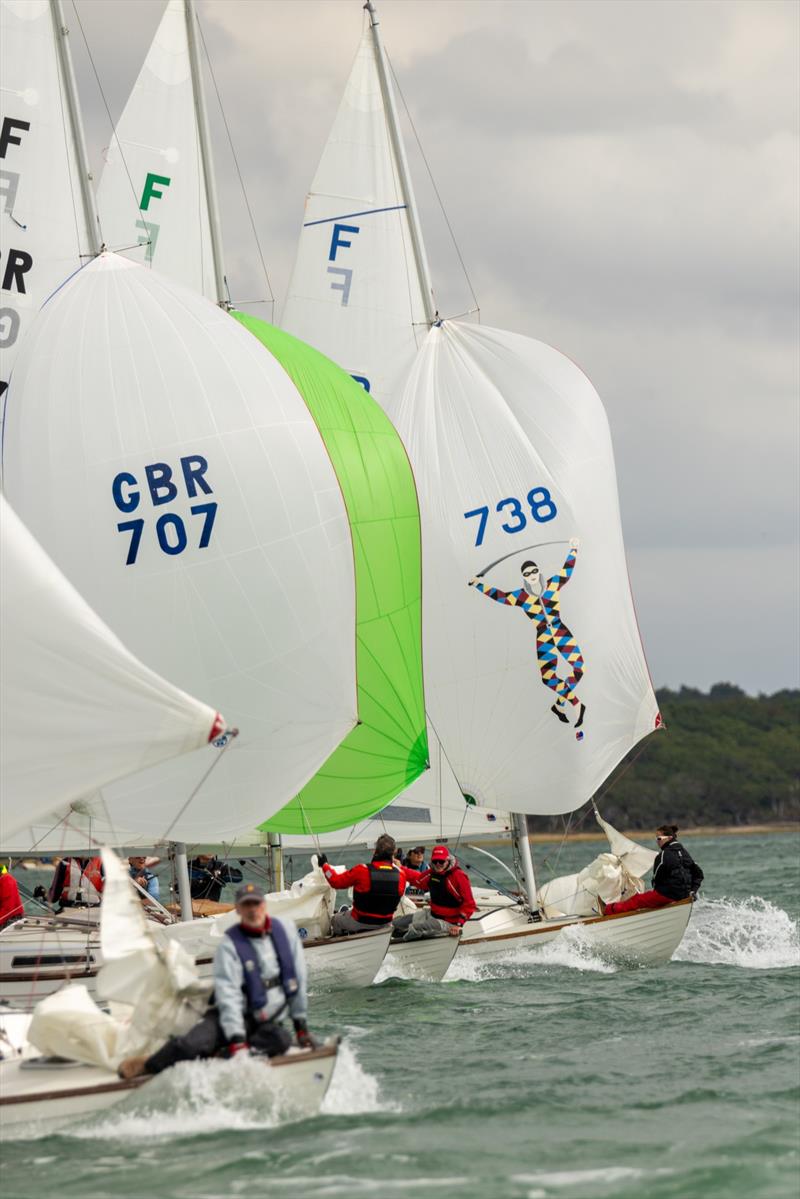Folkboat Week 2025 photo copyright Andrea Kozak taken at Royal Solent Yacht Club and featuring the Folkboat class